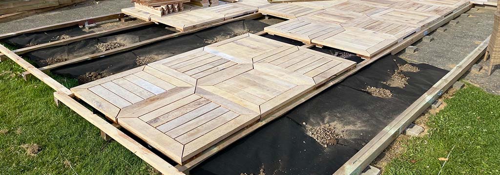 BIOBYG Terrassebrædder Lufttørret Egetræ