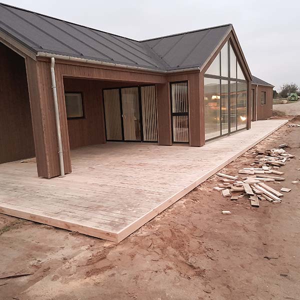 BIOBYG Terrassebrædder Byggeri Lufttørret Egetræ