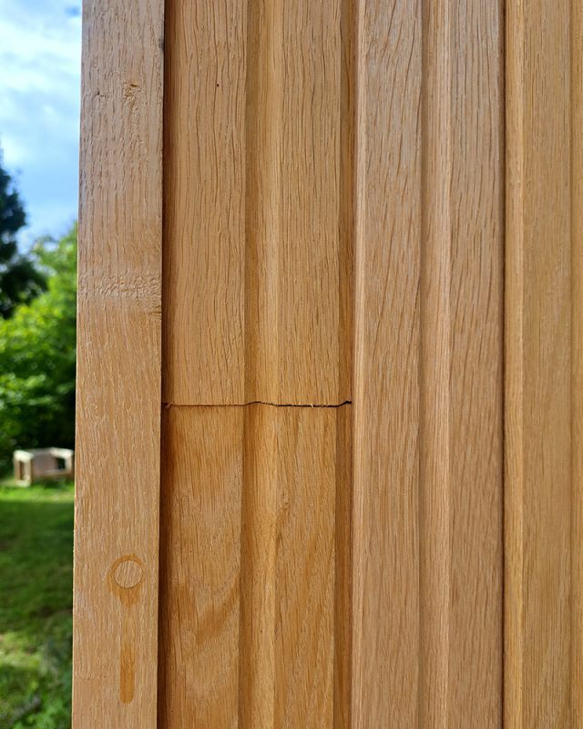 Guide til facadebeklædning - Eksempel på samling - flyverstød