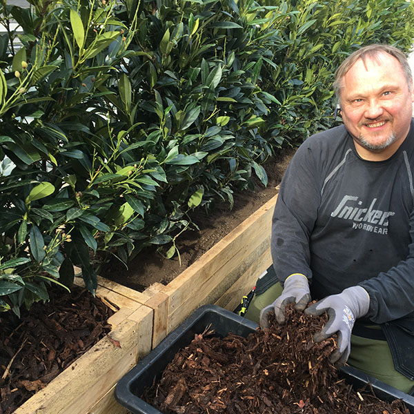 husmands plantekasse byggesæt i lufttørret egetræ glad kunde