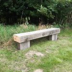 Robust havebænk byggesæt på i have - EGFI