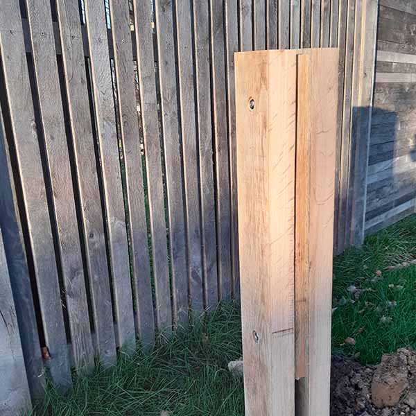 Pylon med plads til LED-lys i midten. I samarbejde med Q8 Danmark