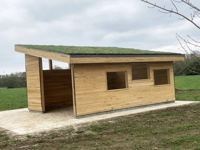 Tjæreborg grusgrav lufttørret egetræ